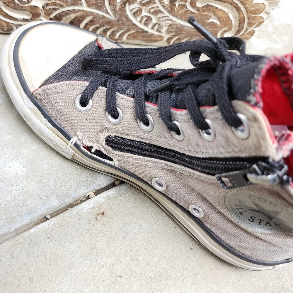 Distressed Converse Sneakers